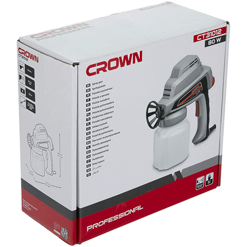پیستوله برقی کرون Crown مدل CT31012 - ابزار کوثران | فروشگاه اینترنتی ابزار آلات