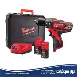 دریل چکشی شارژی 2 سرعته میلواکی Milwaukee مدل M12BPD-202C