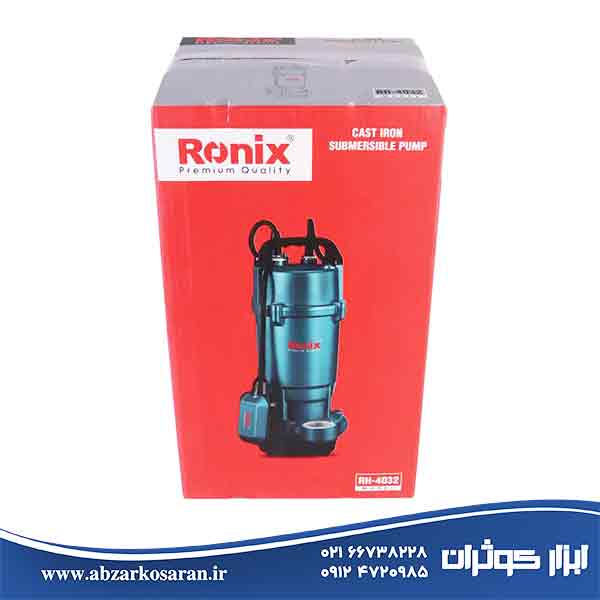 پمپ کف کش بدنه چدنی رونیکس Ronix مدل RH-4032
