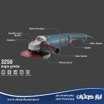 فرز آهنگری 180 میلی متر رونیکس Ronix مدل 3250