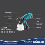 پیستوله برقی 600 وات رونیکس Ronix مدل 1360