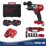 کیت دریل چکشی 18 ولت میلواکی Milwaukee مدل M18FPD2-502XL