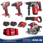کیت پنج ابزار 18 ولت میلواکی Milwaukee مدل M18PP5B-502B