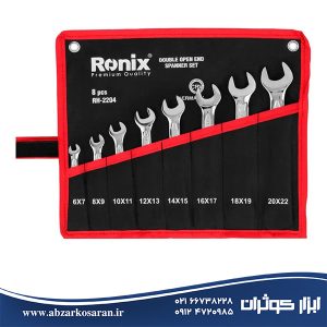 آچار سری 8 عددی دو سر تخت رونیکس Ronix مدل RH-2204