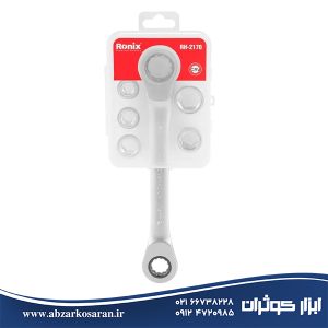 ست آچار جغجغه ای دسته ثابت رونیکس Ronix مدل RH-2170