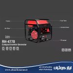 ژنراتور اینورتر کامپکت 3500 وات رونیکس Ronix مدل RH-4770