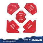 ست گونیا مغناطیسی جوشکاری 6 عددی رونیکس Ronix مدل RH-9083