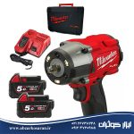 آچار بکس ضربه‌ای 3/8 اینچ 12 ولت شارژی میلواکی Miwaukee مدل M18FMTIW2F38-502X