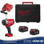 آچار بکس ضربه‌ای 1/2 اینچ 18 ولت شارژی میلواکی Milwaukee مدل M18FHIW2P12-502X