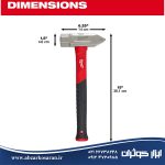 چکش ضربدری فایبرگلاس 4 پوندی میلواکی Milwaukee مدل 48229315 - Image 4