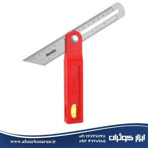 گونیا 20 سانتی‌متر ترازدار تاشو رونیکس Ronix مدل RH-9791