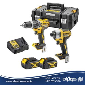 مجموعه 2 عددی ابزار شارژی براشلس 18 ولت دیوالت Dewalt مدل DCK2062M2T-GB