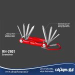 ست پیچگوشتی چاقویی آلومینیومی 8 عددی فانتزی رونیکس Ronix مدل RH-2901